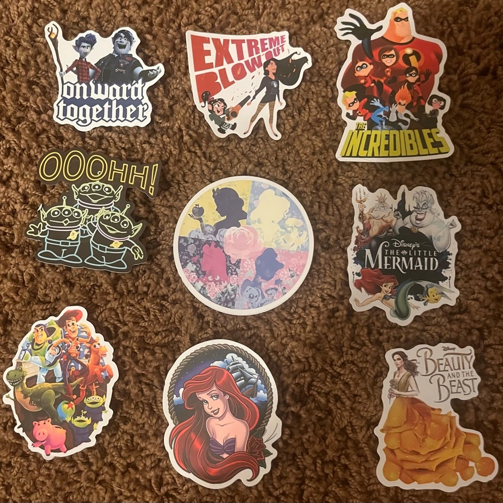 Disney Character Sticker Set